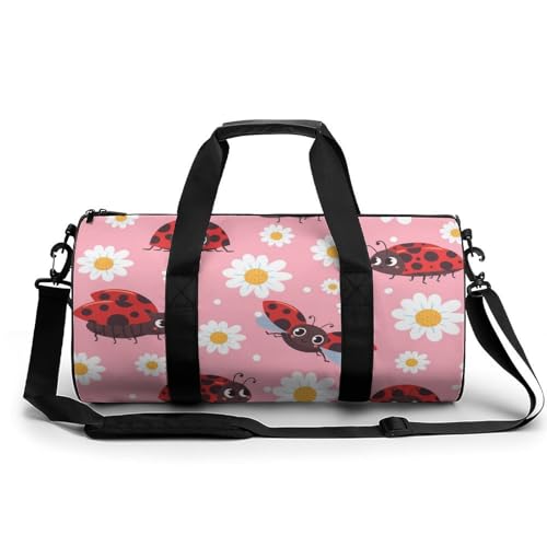 Sac de sport gym Fleur de Coccinelle pour optimiser le rangement weekend