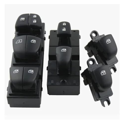 Bouton lève vitre avec 7 LED illuminées pour commande de fenêtre Nissan Tiida LHD