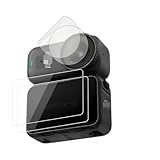 Fo DJI osmo Nano用 保護フィルム ガラスフィルム 【vaele】‎硬度9H越え 対応 超薄型 耐衝撃 指紋防止 気泡防止 撥水撥油 貼り付け簡単 液晶保護 超薄飛散防止 高感度 DJI osmo Nanoフィルム ガラスフィルム【2+2枚セット】