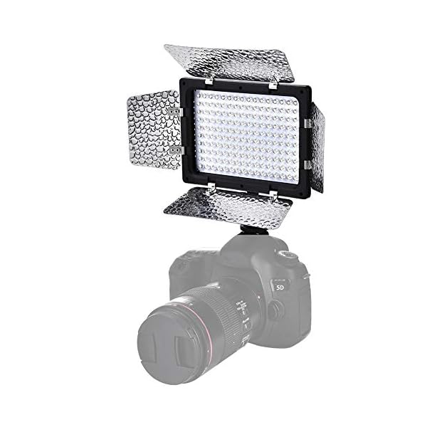 futd LED-Videoleuchte, 6,02 x 4,53 x 1,57 Zoll LED-Panel-Licht-Fotografie-Beleuchtung Szenenlichter für Streaming für…