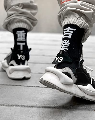 Niepce Inc Japanese Streetwear Crew Socks for Men Size 7-124