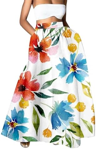 Maxi Skirts for Women Pleated Tennis Skirt Golf Skorts High Waisted Lightweight Athletic Shorts Pockets