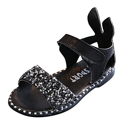 Girls Shoes with Straps Toddler Little Girl Dress Sandals Shoes Casual Slip On Ballet Slide Sandals Shower