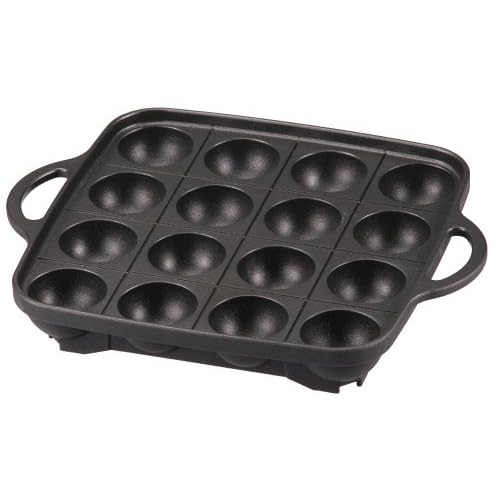 Iwatani Takoyaki Grillpfanne, mittelgroß, Schwarz