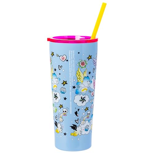 Gobelet Care Bears double paroi en acier anti condensation et fuite 650ml