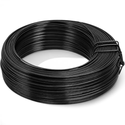 LEIFIDE Rebar Tie Wire, 12 Gauge x 500ft Black Annealed Wire