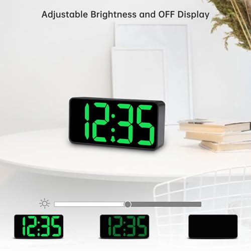 DreamSky Small LED Alarm Clock with USB
