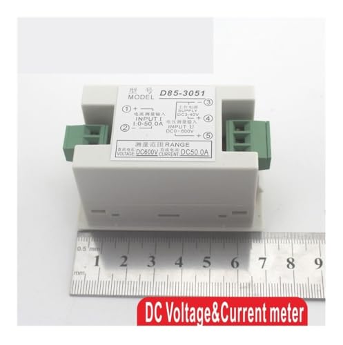 Voltmètre ampèremètre courant continu DC 0-19.9V 0-50A avec écran LCD rétroéclairé - 3