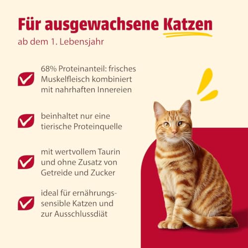animonda Carny Adult Katzen Nassfutter Single Protein Mix Pur (6 x 200g) – Ansicht 4