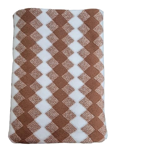 Image of Microfiber Soft Plain Bath Towel 400 GSM Towel for Bath Mens and Women | Absorbent Super Soft & Comfortable Quick Drying Bathing Towel (140 x 70CM) (Brown)