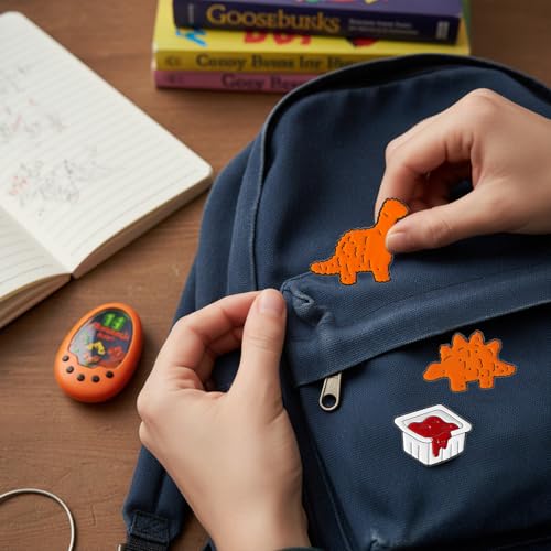 Image of 8Pcs Kawaii Frog Enamel Pin Set Cute Cartoon Frog Brooches, Lapel Pins for Backpacks, Jackets, Hats, Perfect Gifts for Women, Teens