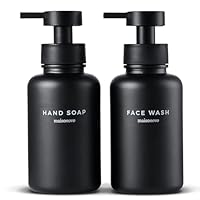 Navulbare Shampoo Fles - Glas / Pump Dispenser / PU
