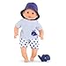 Produktbild Corolle Ma Premier Poupon Badejunge Marin, Weichkörper-Badepuppe mit Badetier, Schlafaugen, Vanilleduft, abnehmbare Kleider, 30cm, ab 18 Monate
