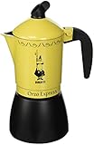 Bialetti Caffettiera Orzo Express, 4 Tazze, Pensata per preparare un Orzo Espresso, Non adatta a induzione, Giallo