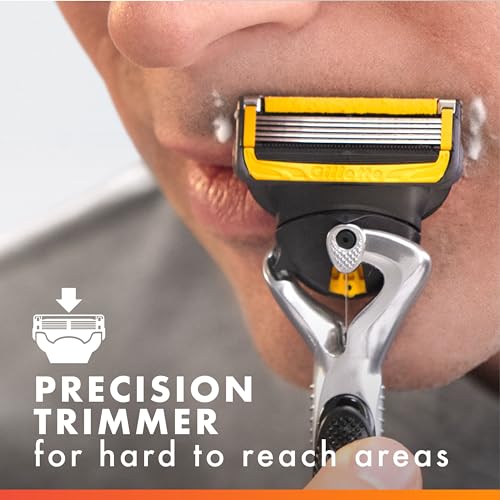 Gillette ProGlide Shield Men's Razor, 5-Blade Razor with Precision Trimmer, 1 Handle and 4 Refills - image 8