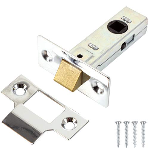 Nickel Internal Door Latch - 64mm 2½" - Silver/Chrome Finish Interior Mortice