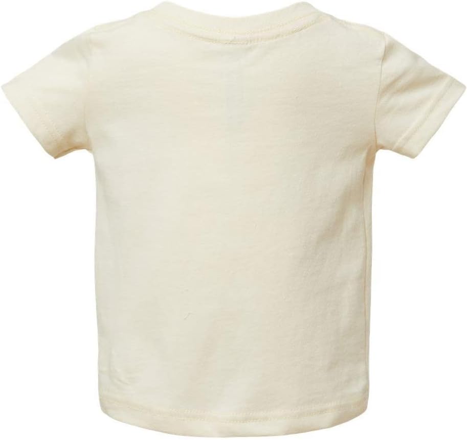RABBIT SKINS Infant Fine Jersey T-Shirt 24MOS Natural - Image 2