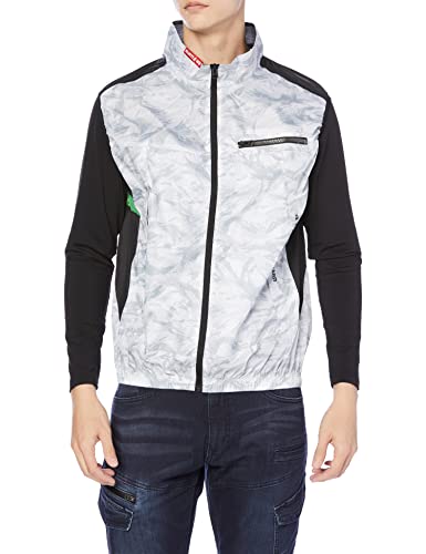 BURTLE AC1034 カモフラシルバー 空調服 M熱中症対策 Amazon.co.jp: [バートル] 春夏用 エアークラフトベスト(ユニ
