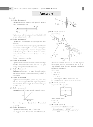 Image of Oswaal ICSE Question Bank Chapter-wise Topic-wise Class 10 (Set of 4 Books) Physics, Chemistry, Maths and Biology For 2026 Board Exams