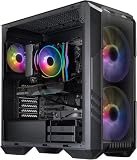 Cooler Master HAF 5 Pro Gaming PC – AMD RYZEN 7 7800X3D, NVIDIA GeForce RTX 5070 12GB, 32GB DDR5 6000MHz, 2TB Gen4 M.2, Windows 11, MWE Gold 650W PSU, Hyper 212 Halo, ATX Desktop PC (2026)