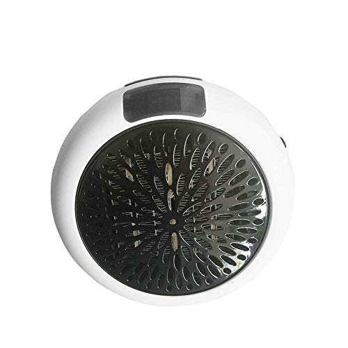 Espacio Calentador Calentador Eléctrico Para El Hogar Y La Oficina Calentador Pequeño De Cerámica Con Termostato,Calentador Práctico Portátil De 900W,Wall-Outlet Plugin Digital Calentador Eléctrico