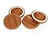 Slipstick CB840 3-1/4 Inch Bed Roller / Furniture Wheel Gripper Caster Cups (Set of 4) Caramel Color,Large