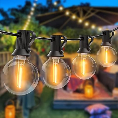 Guirnalda de Luces Exterior Woolmug 30+3 Bombillas LED G40 Cover