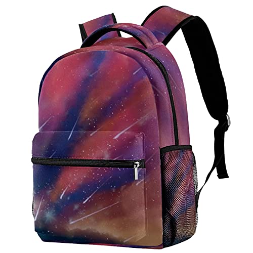 Sac à dos décontracté pour femme à grande capacité idéal pour voyage multicolore dégradé