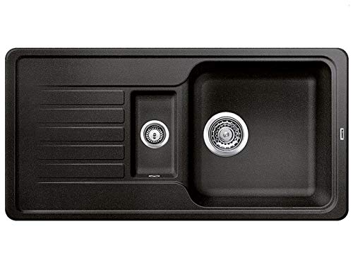 BLANCO FAVOS 6 S Silgranite Kitchen Sink Anthracite, 60 cm Unterschrank, Charcoal