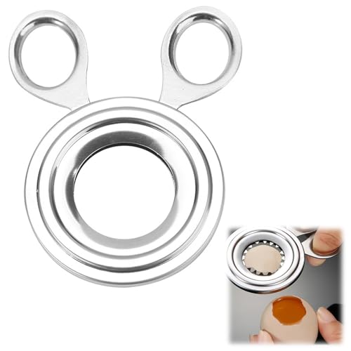 1 Stück Gourmet Eierköpfer,Edelstahl Ei Scissor,Eieröffner,EierköPfer Edelstahl Egg,Egg Cutter...