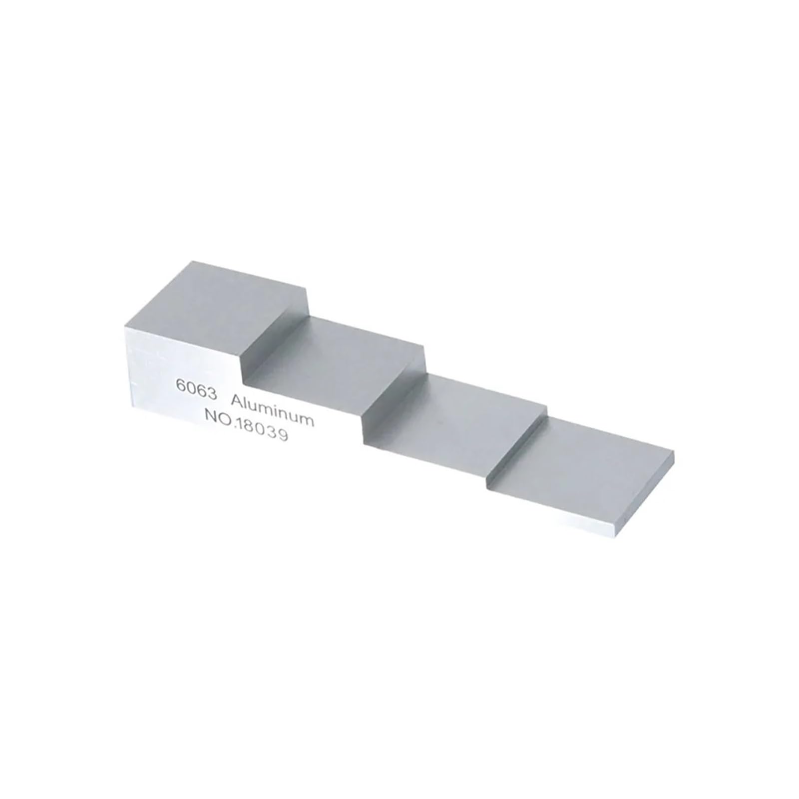 Ultrasonic Thickness Gauge Calibration Block Aluminum/304 Stainless Steel/1018 Steel 4 Step Test,Powertools(3-15mm al)