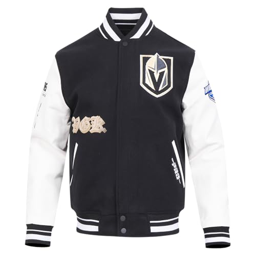 Image of Pro Standard Mens NHL Old English Varsity Jacket