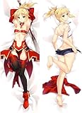 TUNNE Anime Game Fate/Apocrypha Mordred Dakimakura Pillow Case Double-Sided Print Hugging Body Otaku Gifts 60 x 20 inches(150cm x 50cm)