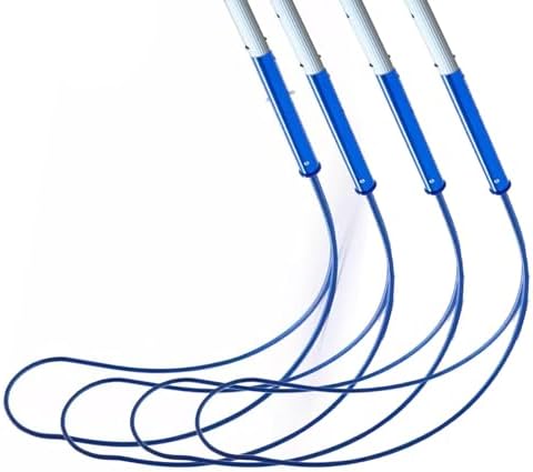 Emergency Rescue Pool Pole - 12FT Telescoping Safety Hook & Rope - Essential Lifesaving Equipment for Swimming Pools - 2-Piece Extendable Rescue Tool