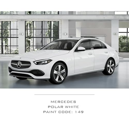 Image of Paint Scratch Fix Exact Mercedes Touch Up Paint For Mercedes Polar White 149, Car Paint Pen, Auto Marker For Scratches, Fixed Keyed Car And Stone Chips, Manufacturer Exact Color Code Match (MERECEDES - Polar White - 149)