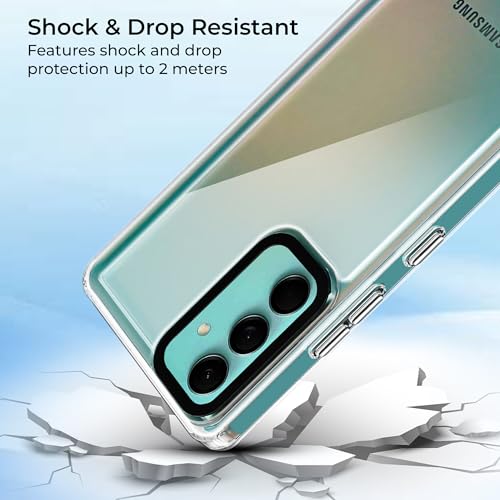 Image of A rtistque Ultra Stylish Back Cover Case for Samsung Galaxy M55 / M55s / F55 5G | Premium Shockproof TPU | Protective Design | Samsung M55 / M55s / F55 Back Cover - White