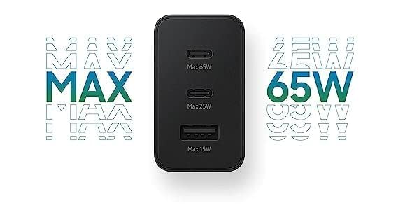 Image of Original Samsung S24 /S24 Plus / S24 High Speed Power 65W Max Charger Adapter Dock Ultra Tri-Port Charger