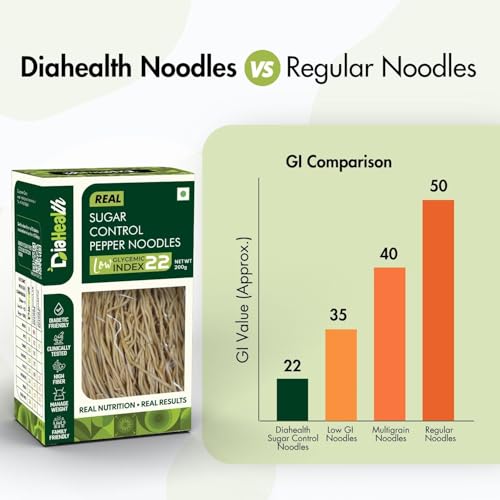 Image of Diahealth Noodles (Pepper, 200 GM - Pack of 2)