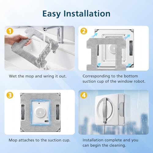 Image of 16 Pack Cleaning Rags for ECOVACS Winbot W2 PRO Omni, W1 PRO Cleaning Robot