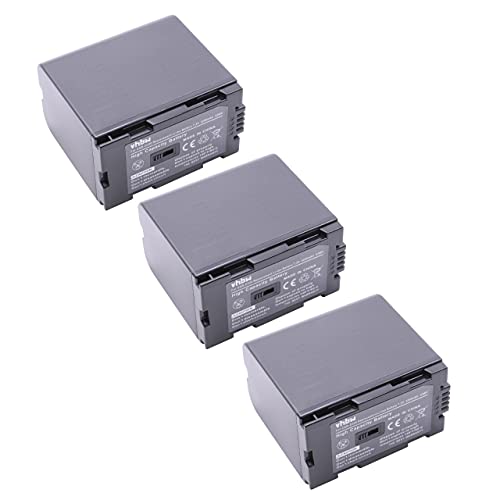3x Batteria ricaricabile per videocamera | Ogni cella della batteria è testata
