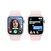 Apple Watch Series 9 [GPS 41mm] Smartwatch with Pink Aluminum Case with Light Pink Sport Band S/M. Fitness Tracker, ECG Apps, Always-On Retina Display, Water Resistant (MR933LW/A)