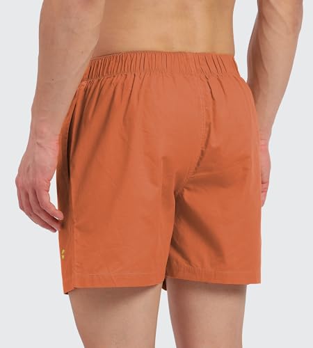 Image of Freecultr Cotton Boxer Shorts for Men Dual Pockets Moisture Wicking Microfibre | Regular Fit | Breathable & Comfortable Half Short Pants Ultrasoft Waistband