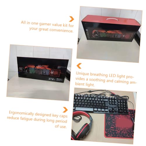 Clavier et souris filaire avec casque led pour ne plus manquer de précision