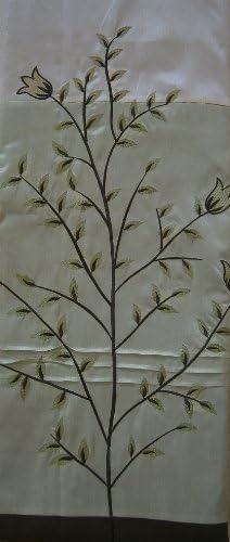 OctoRose ® Luxurious Queen (90x94) Sage Green/Brown/Beige Embroidery Comforter Set Bedding-in-a-Bag.