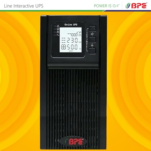 Image of BPE UPS MF1103B8 3 kVA Power Backup & Protection | 8 Batteries (7 Ah Each) | Advanced LCD Display | Automatic Voltage Regulation (AVR) | Overload & Short Circuit Protection