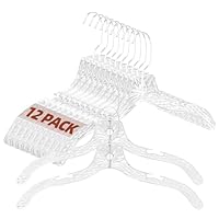 UEAKPIC Clear Crystal Plastic Hangers 1 Pack