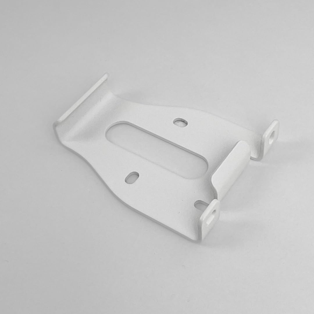 Supporto da parete in metallo per AVM FRITZ!Repeater 3000 / 3000 AX / 6000 - fissaggio al contrario (upside down) in alluminio (bianco) - Made in Portugal