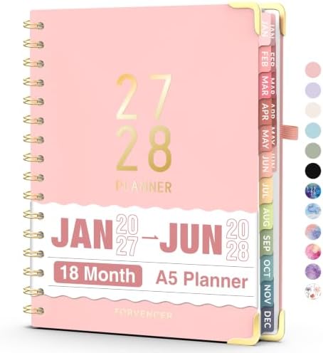 Forvencer Planner 2027-2028, 18 Month Calendar Planner, Jan 2027-...