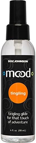 Doc Johnson Mood TINGLING Premium Lubricant Tingling Lubricant for That Touch of Adventure : Size 4 Oz or 113 G.