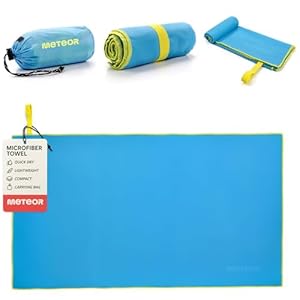 Serviette de Plage Microfibre Super Absorbante METEOR (Occasion Comme Neuf)